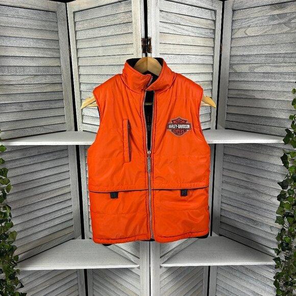 Kids Harley Davidson Reversable Vest - Picture 1 of 5
